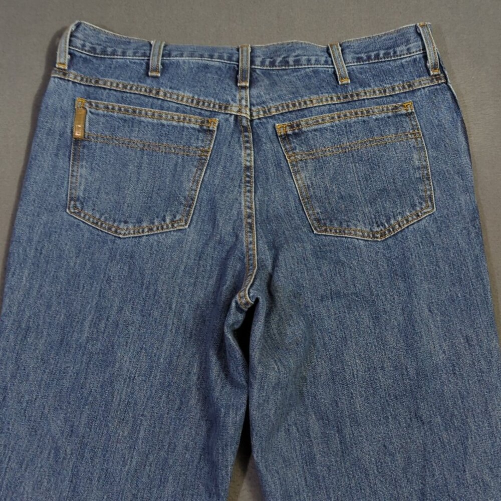 Cinch Jeans Men's 35x34 Blue Western Denim Bronze Label Slim Tapered Rodeo - Picture 3 of 10